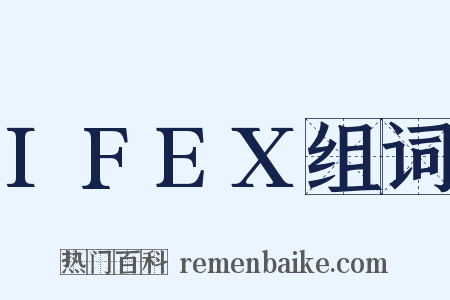 IFEX组词是什么意思的图片